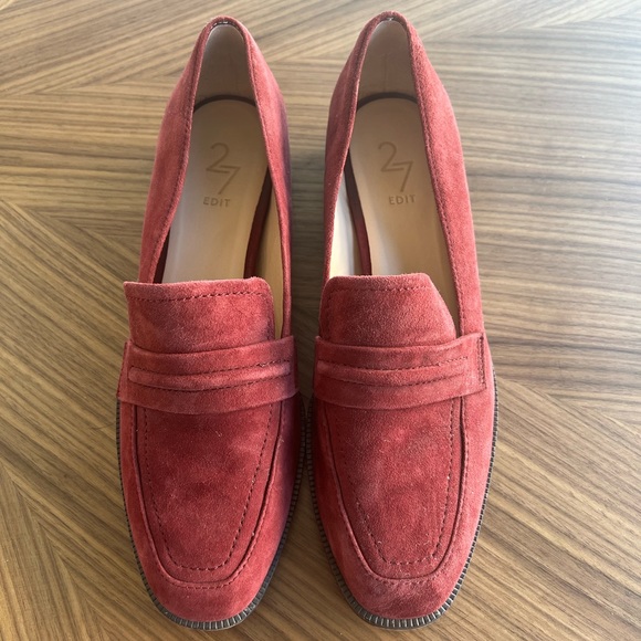 27 Edit Caroline Burgundy Loafer - Picture 1 of 6
